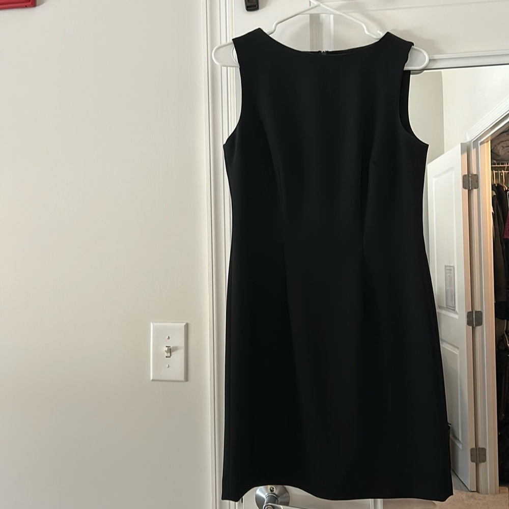 Karen Scott Petites black sleeveless dress, good condition, 6P